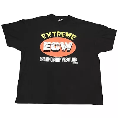 Vintage ECW Extreme Championship Wrestling Surgeon General Warning T-Shirt XXL • $149.99