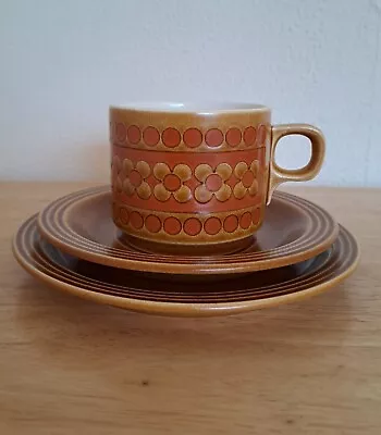 Vintage Hornsea Saffron Cup Saucer Side Plate Trio Retro 1970s John Clappison • £6.35