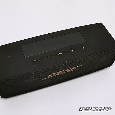 $30 • Buy FOR PARTS Bose Soundlink Mini Ll Bluetooth Speaker Black/Copper 