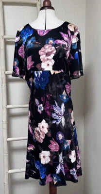 $80 • Buy Moss & Spy Dress Size 16 Floral Midi Special Occasion Excellent Condition