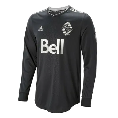 Vancouver Whitecaps FC Adidas Men's Grey Authentic On-Field Long Sleeve Jersey • $69.99