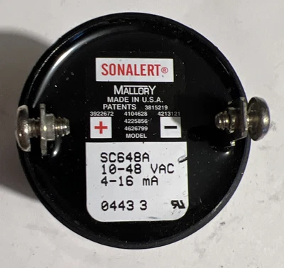 $14.40 • Buy 🔥Mallory Sonalert SC648A Signaling Device Alarm 10-48 VDC. Free Shipping🇺🇸