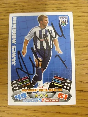 2011/2012 Autograph: West Bromwich Albion - Morrison James [Hand Signed 'Topps • £3.99