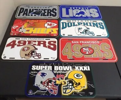 Wincraft NFL Plastic License Plates Souvenir - Pick Your Team • $5
