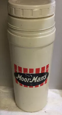 Vintage Used Moor Man’s Feed Insulated Bottle 1 Liter Aladdin Mfg No Cup • $19.95