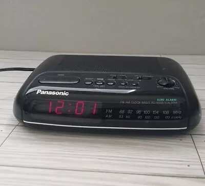 Panasonic Clock Radio Sure Alarm 2-Alarm Works RC-6088 Works  • $22
