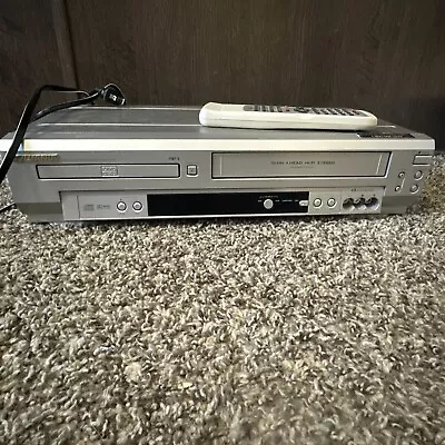 Sylvania DVD/VHS VCR 4 Head Combo Player Model SSD803 With Remote Tested Works • $20