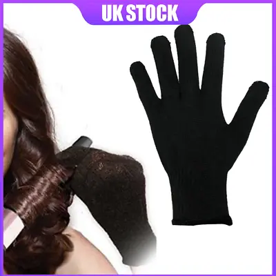 1 Pair Heat Resistant Gloves Curling Protective Heat Proof For Hair Straightener • £2.92