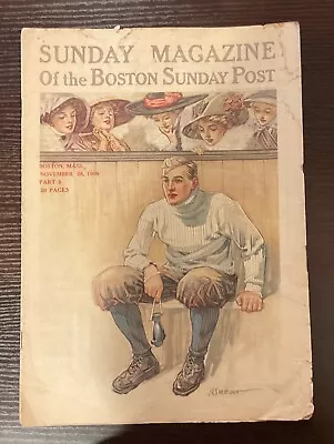 Sunday Magazine Of The Boston Sunday Post – November 28 1909 • $25.99