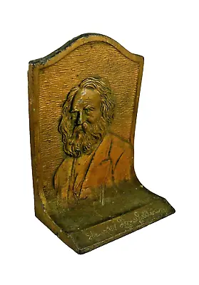 Vintage K&O Bronze Henry Longfellow Bookend (s) • $15