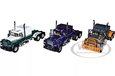 Mack R Sleeper Trio Set Of 3 Pieces 1/64 Diecast Models Dcp/first Gear 60-1251 • $129.95