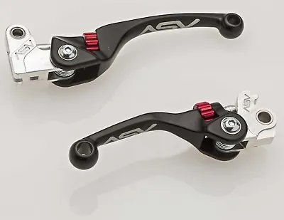 ASV F4 Brake & Clutch Lever Set Black KTM 125 SX 150 SX 250 SX SX-F 2014-23 • $175