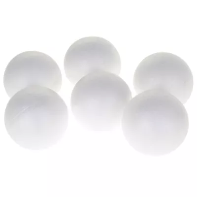 Poly Foam Ball White 3-Inch 6 Count • $11.95