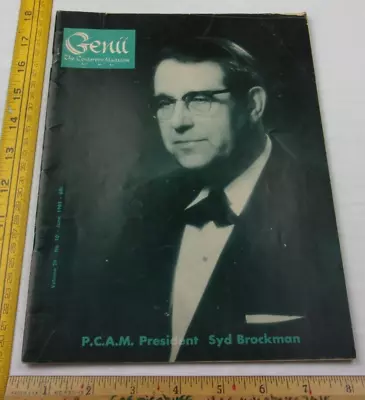 Syd Brockman Magic Tricks Genii International Conjurors Magazine 1965 Magicians • $13.95