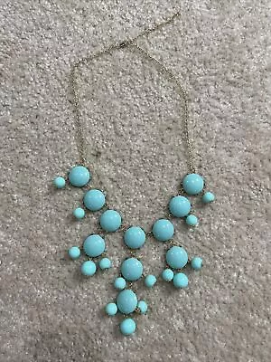 Waterfall Statement Bubble Bib Necklace Mint Green Colors Big Chunky Chic* • $12.95