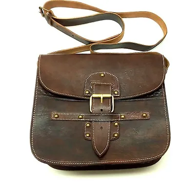 Womens Shoulder Bag - Genuine Moroccan Leather - Shoulder/Crossbody Bag 12 X9   • $39.99