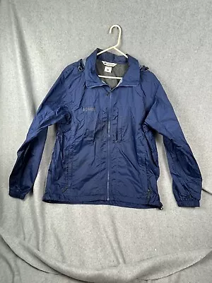 Columbia Rain Jacket Mens Size Large Blue • $17.60