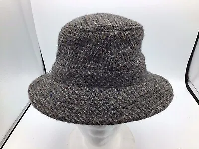 L.L. Bean Harris Tweed Bucket Hat Size Small Gore-Tex Wool Vintage E3 • $39.95