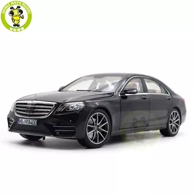 1/18 Benz S Class S450L AMG Line 2018 W222 Norev 183794 Black Diecast Model Car • $103.70