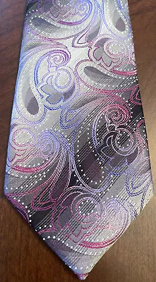 Van Heusen Purple 100% Silk Men’s Neck Tie Made In China • $12.99