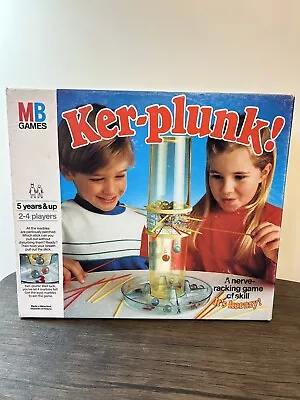 Vintage Retro Ker-Plunk Board Game By MB Games Kerplunk 1986 • £14.99