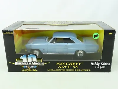 1:18 Scale Ertl Collectibles American Muscle 36512 1966 Chevy Nova SS  • $119.95