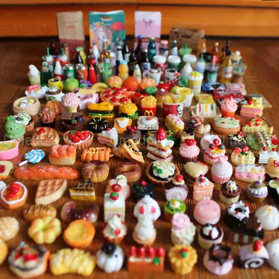 £5.99 • Buy 24x 1:6TH Scale Dolls House Miniature Supermarket Cake Wine Drinks Accessories