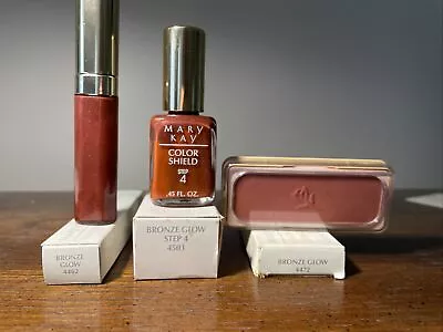 Mary Kay Bronze Glow Blusher Lip Color And Nail Color Package *NEW* • $19.99