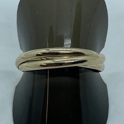 9ct Three Colour Gold Russian Wedding Ring - 2mm Wide, Sizes Available From F To Z