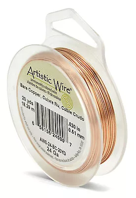 Beadalon Artistic Wire - 24 Gauge (0.51 Mm) Standard Colours (Various Available) • £6.16