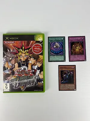 Yu-Gi-Oh The Dawn Of Destiny (Microsoft Xbox 2004) Complete With Cards • $219.95