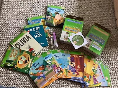 Leap Frog Tag Reading System Bundle. Pen CD Phonic Sets & Books. Tinkerbell + • £25.99