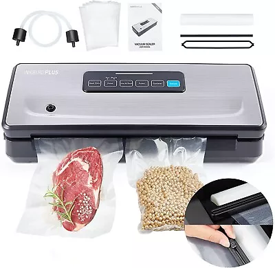 INKBIRD Vacuum Sealer Machine Kitchen Food Saver Low Noise With Seal Bags & Roll • $115.99