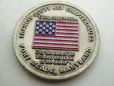 Francis Scott Key Chapter Ausa Fort Meade Maryland Challenge Coin • $48