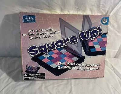 Square Up! 2 Player Tile Puzzle Game MindWare Shake Slide Match Fast • $14.99