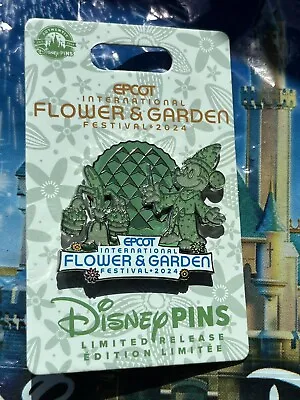 2024 Disney Parks EPCOT Flower & Garden Sorcerer Mickey Fantasia Topiary Pin • $29.77