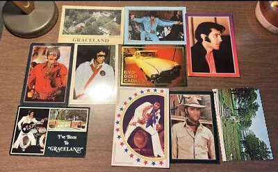 Vintage Elvis Presley Post Card And Book Personal Memorabilia Postcards • $49