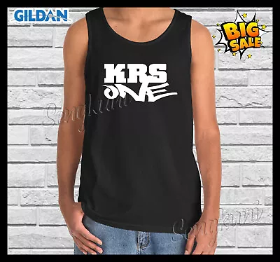 New Krs One Tag American Funny Logo Cotton Tank Top Size S-2XL • $23.87