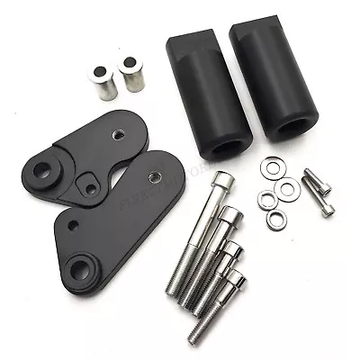 No Cut Frame Slider Protector For 2009-2015 Yamaha Yzf R1 Yzfr1 Yzf-R1 Black • $39.47