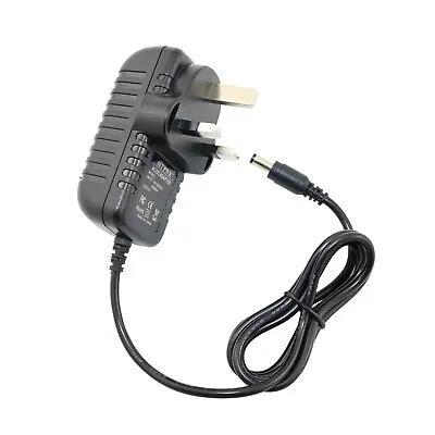 UK Plug Adapter For Yamaha PSR-E423 PSS-580 PSS-51 Keyboard Power Supply Mains • £5.16