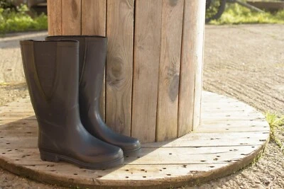 £20 • Buy Budget Unisex Wider Calf Wellies (Blue)