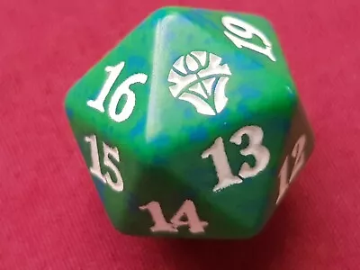 Magic The Gathering DOMINARIA UNITED GREEN D20 SPINDOWN DICE DIE MTG • $18.99