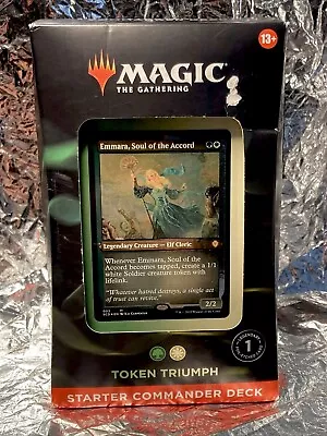 MTG Magic The Gathering Token Triumph Starter Commander Deck New Box Damage • $14.99