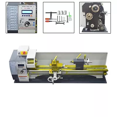 RC-210E Electronic Pulse Precision Metal Lathe Instrument Gearless 8 *39  1100W • $2190