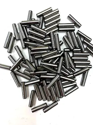 1/8 X 1/2  DOWEL PINS HEAT TREATED ALLOY STEEL BRIGHT FINISH PACK OF 100 ! • $23