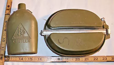 REMCO MONKEY DIVISION CANTEEN & MESS KIT MILITARY TOYS 1960s • $34.99