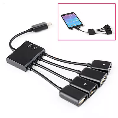 Host OTG Phone HUB Adapter Cable For Samsung Galaxy S7 S6 Edge S5 Note 5 4 3 HTC • $3.38