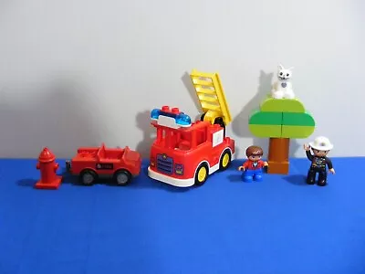 LEGO DUPLO Fire Engine Rescue Complete Set + Extras 10901 • $20.88