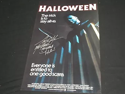 TONY MORAN Signed 11x17 Movie Poster HALLOWEEN Michael Myers Autograph A • $61.62