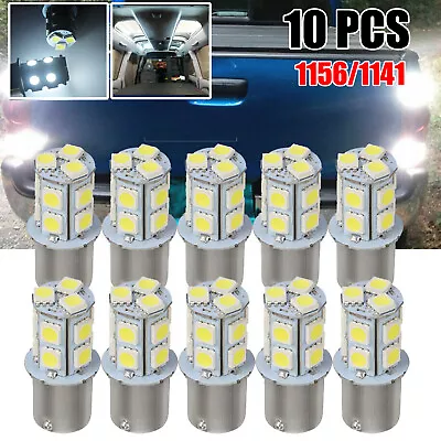 10x LED Bulbs BA15S 1156 1141 13-SMD High Bright Car LED Bulbs Lamps Pure White  • $9.73